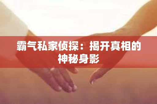 霸气私家侦探：揭开真相的神秘身影