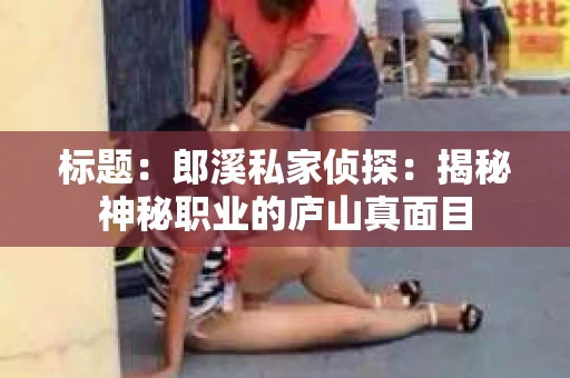 标题：郎溪私家侦探：揭秘神秘职业的庐山真面目